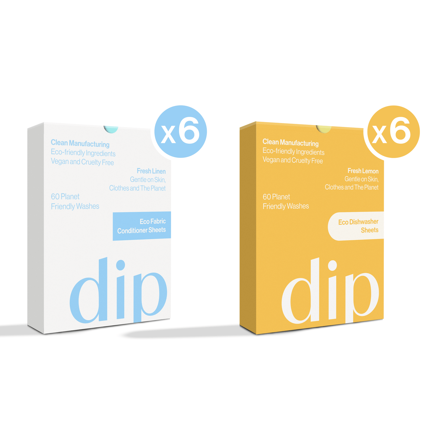 Dishwasher Sheets + Fabric Conditioner Sheets